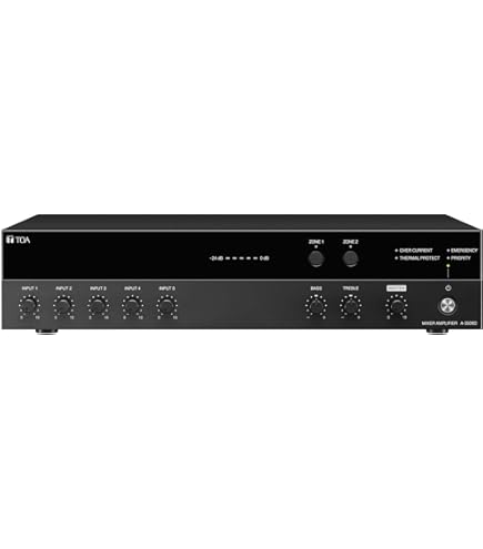 【動作品　業務用】TOA　P-60D　2ch デュアルパワーアンプ Amazon | TOA デュアルパワーアンプ P-60D 9760013982250 P-60D